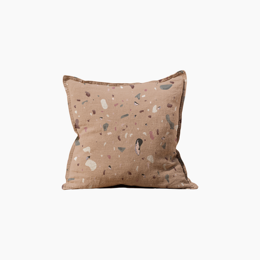 Brown Balloons Pillow Cover