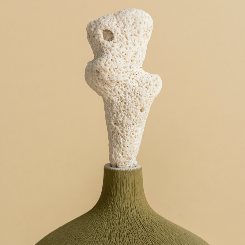 Coco Green Flower Vase