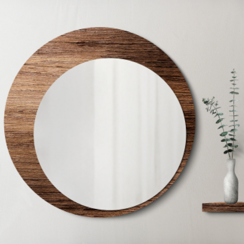 Concentric Oval Chic Mirror