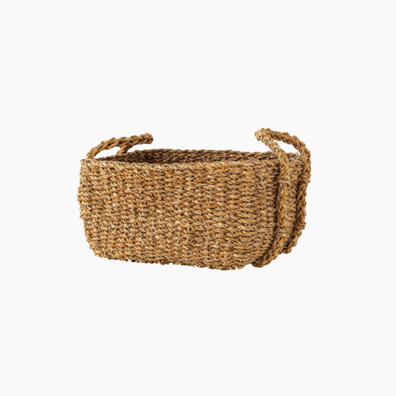 Handcrafted Woven Small Seagrass Basket