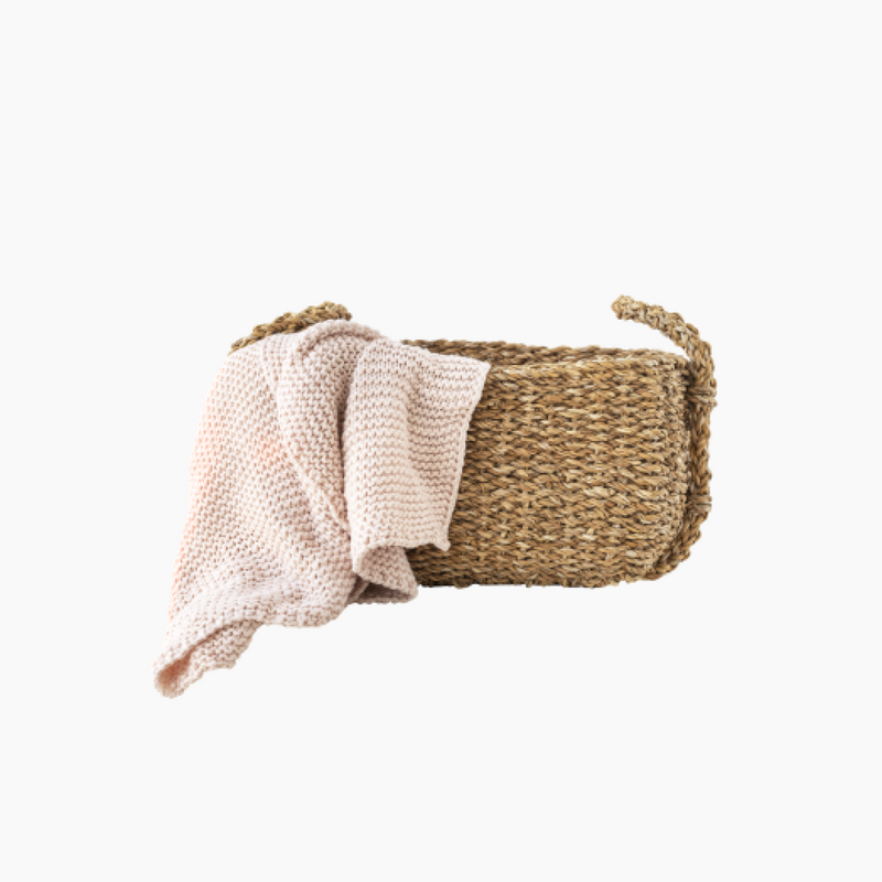 Handcrafted Woven Small Seagrass Basket