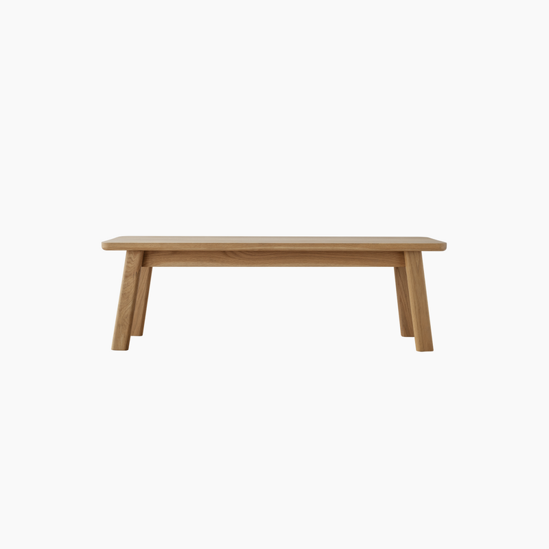 Light Brown Solid Wood Mini Table