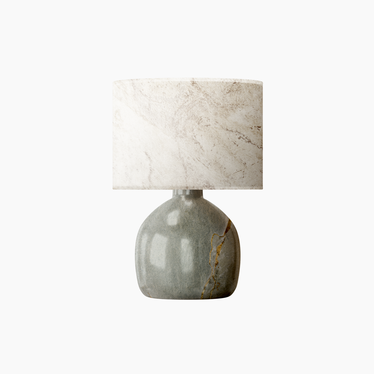 Marble Green Table Lamp