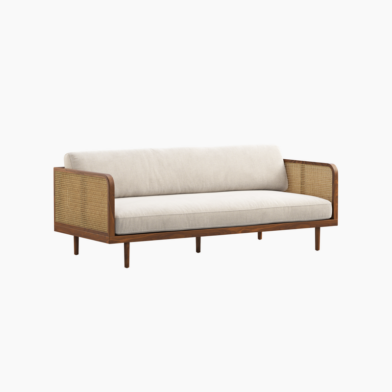 Sheesham Wood Living Room Sofa