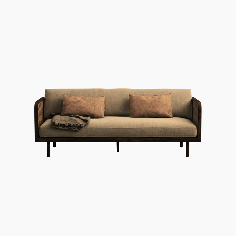 Sheesham Wood Living Room Sofa