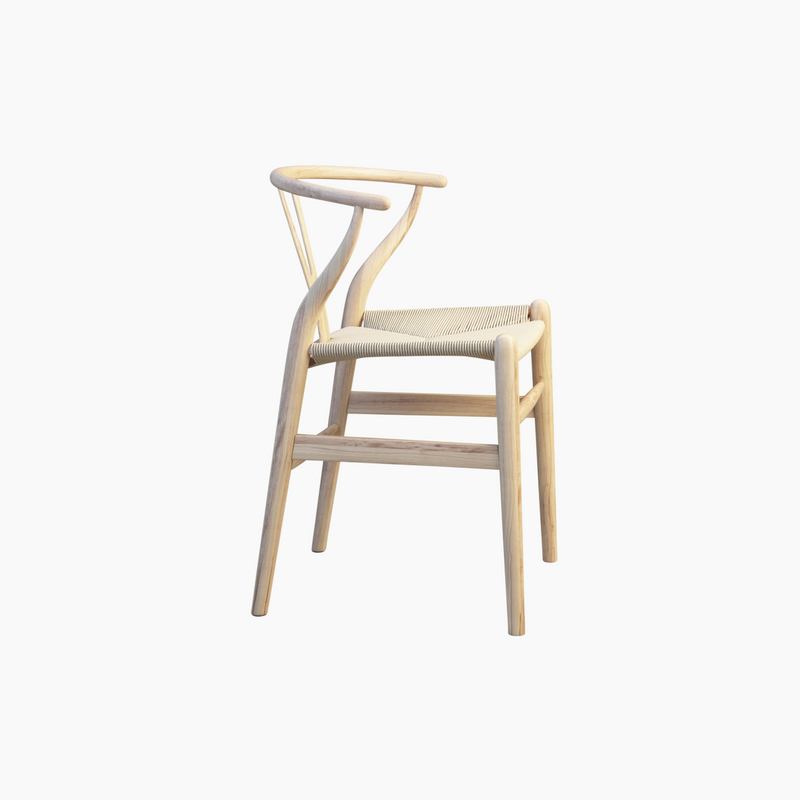 Solid Oak Wood Wishbone Chair