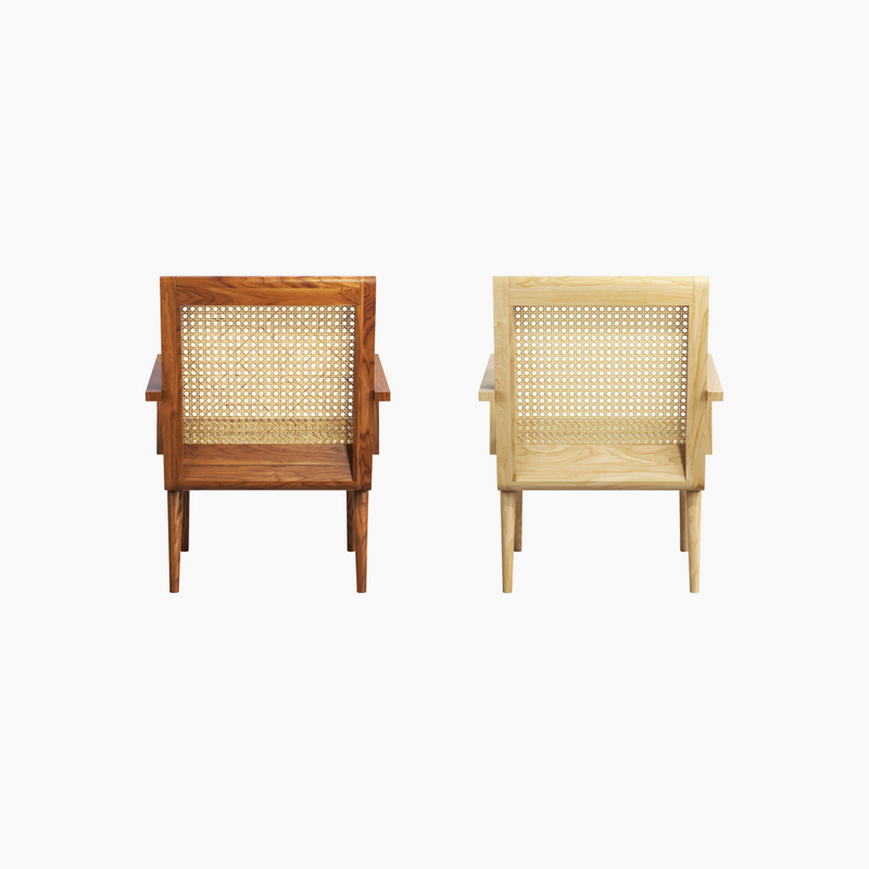 Solid Timber Net Armchairs