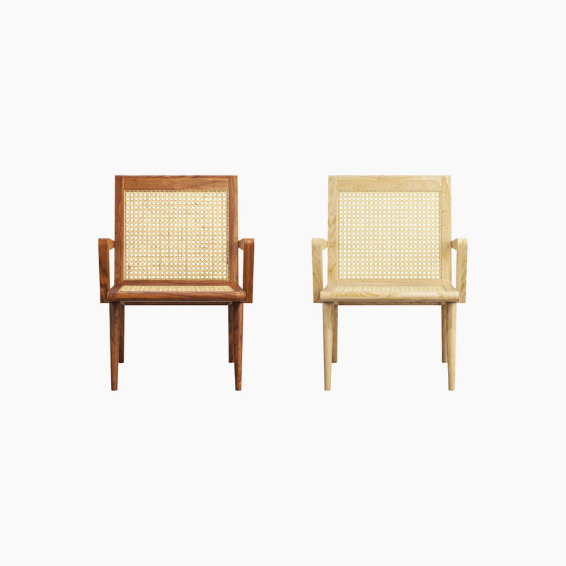 Solid Timber Net Armchairs