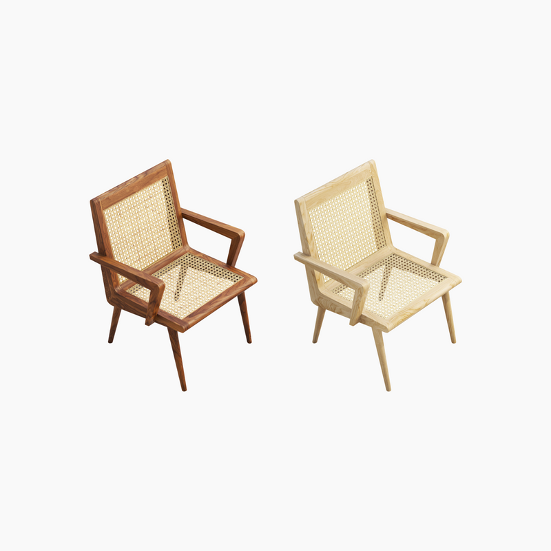 Solid Timber Net Armchairs