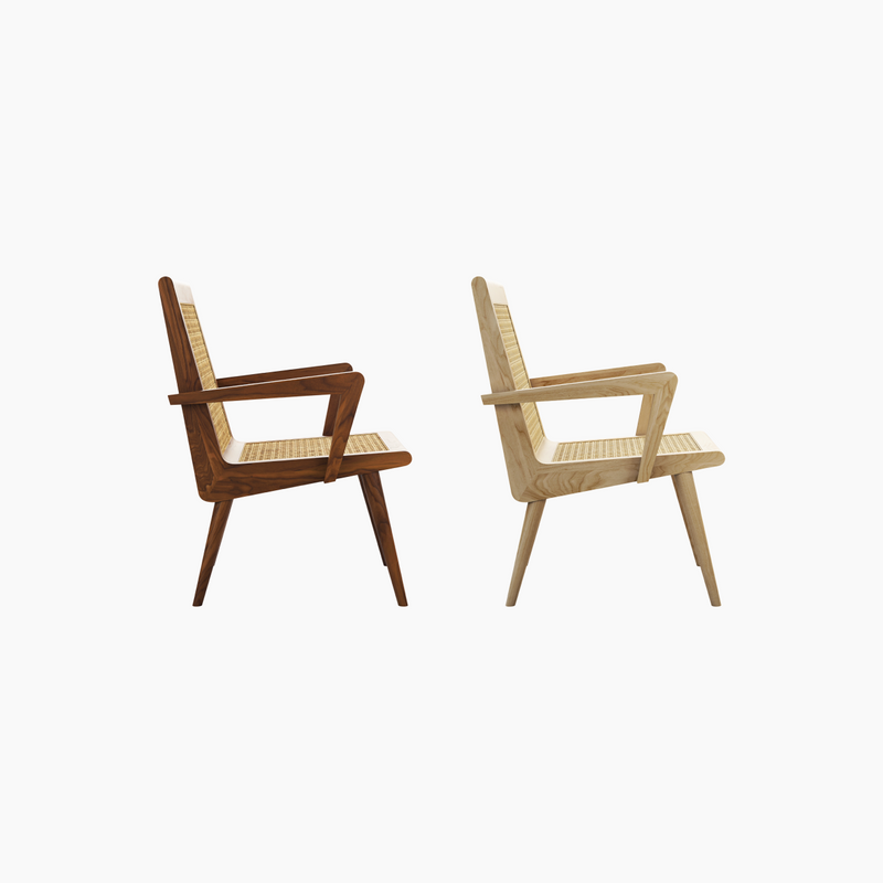 Solid Timber Net Armchairs