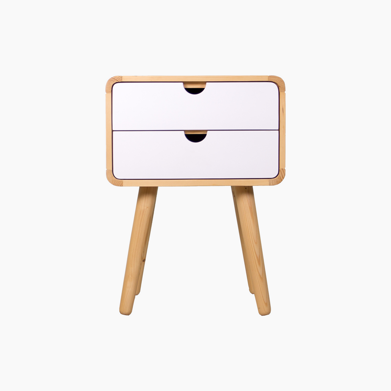 Vida Bedside Cabinet Solid Mango Wood