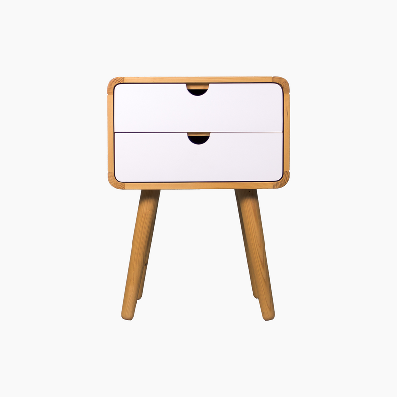 Vida Bedside Cabinet Solid Mango Wood