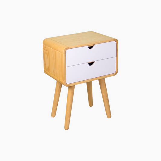 Vida Bedside Cabinet Solid Mango Wood