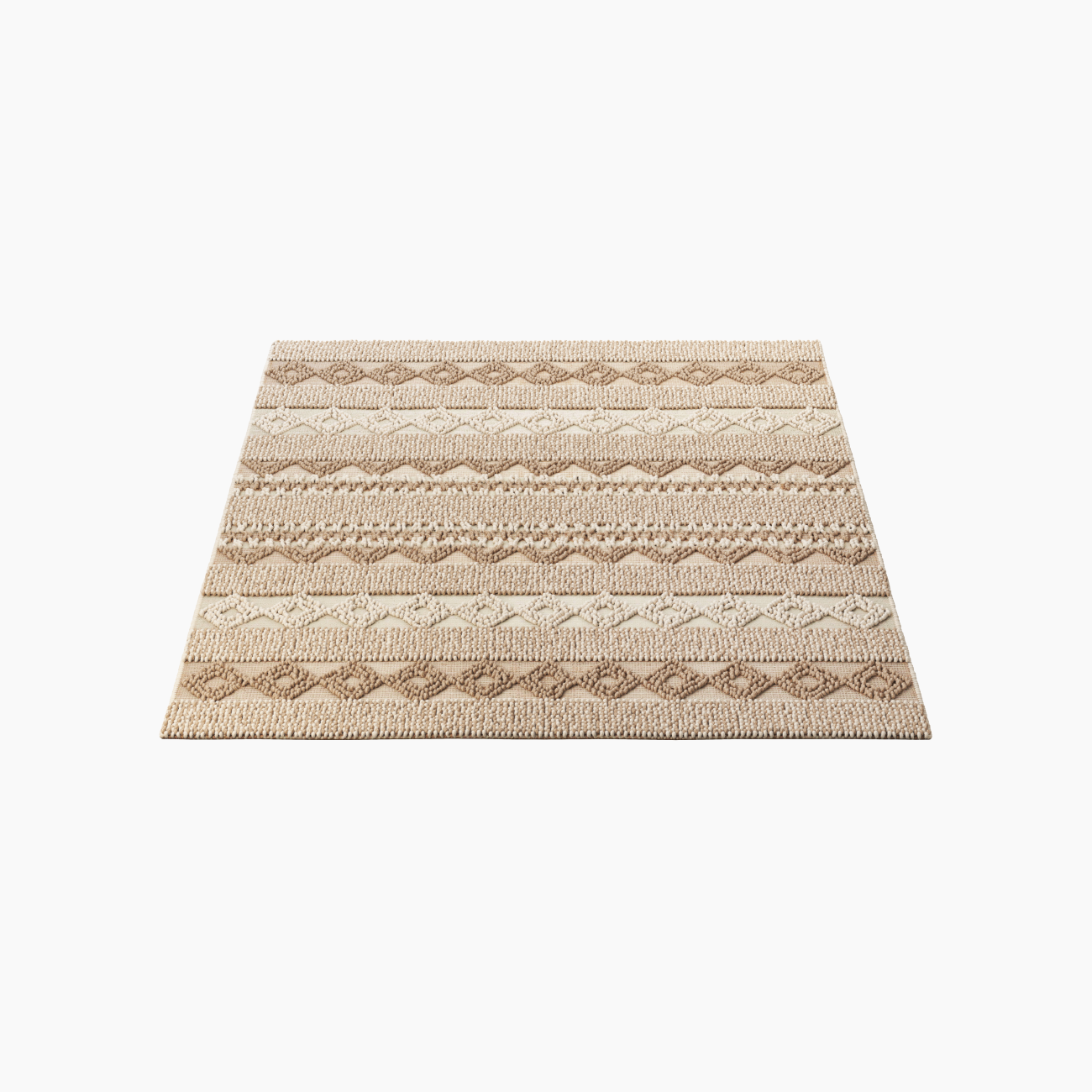 Wool & Jute Stripe Rug